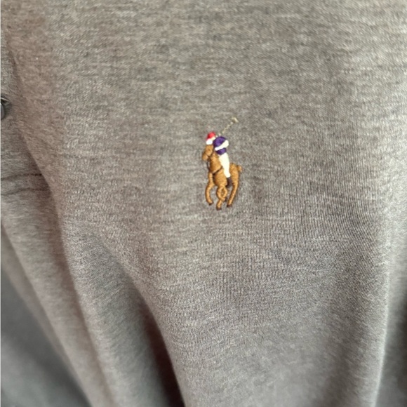 Polo by Ralph Lauren Men's Tan Long Sleeve Polo, Size L - Picture 3 of 6